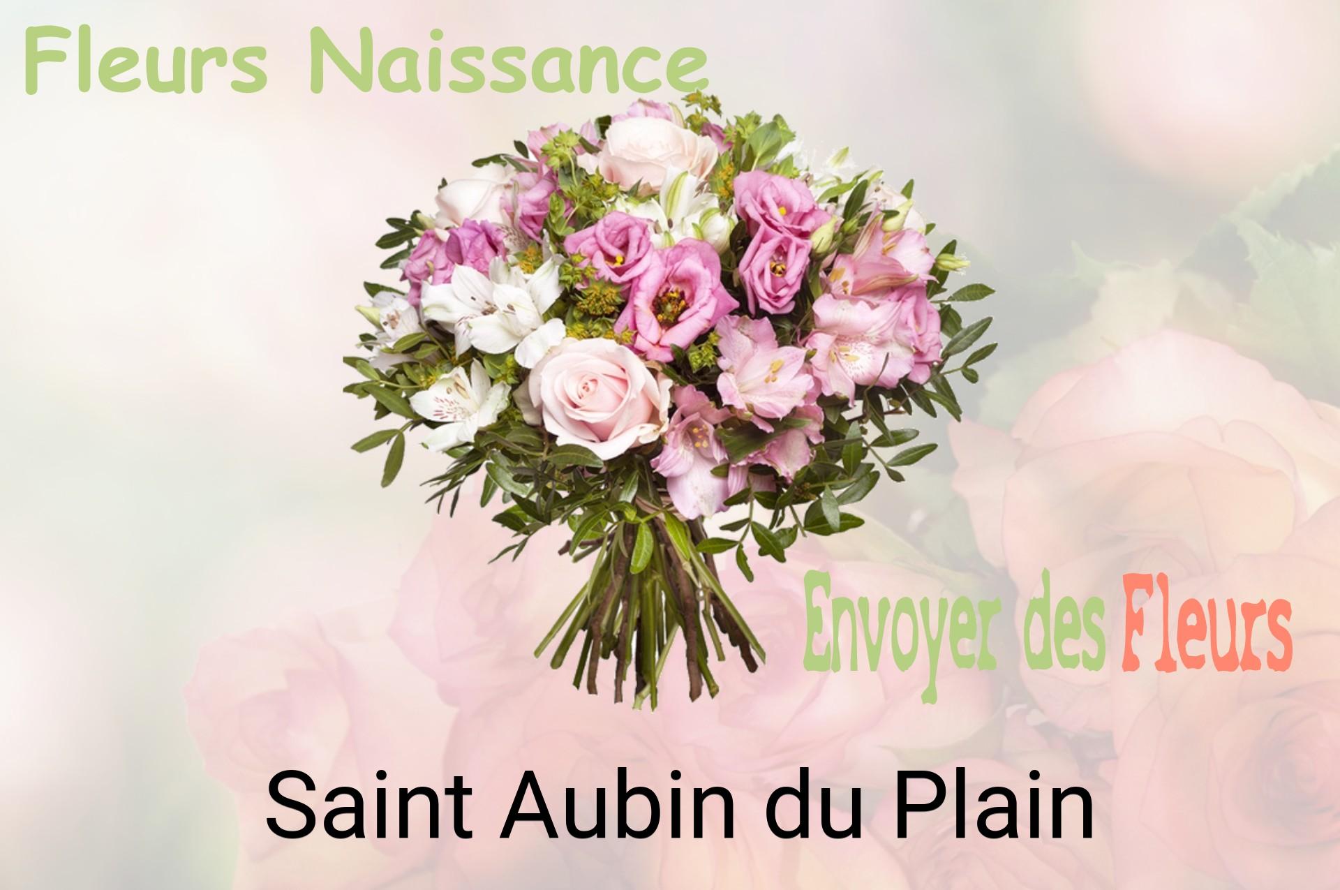 Bouquet de fleurs de naissance livré à Saint-Aubin-du-Plain